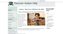 Desktop Screenshot of discover-autism-help.com
