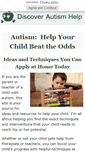 Mobile Screenshot of discover-autism-help.com